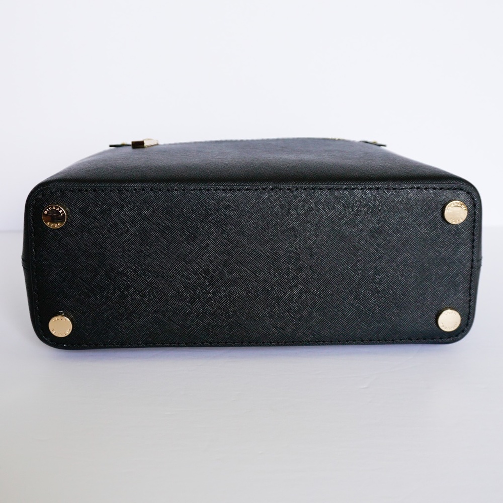 Michael Kors Hailee XS Satchel Leather Bag Black - Picture 5 of 8